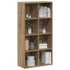 vidaXL Book Cabinet Artisan Oak 66x30x130 cm Engineered Wood