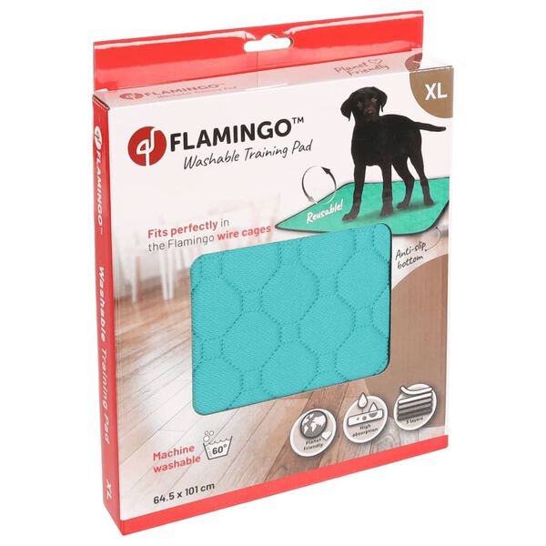 FLAMINGO Washable Non-slip Pet Training Pad Patsy XL Green