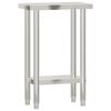 vidaXL Kitchen Work Table 55x30x85 cm Stainless Steel