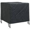 vidaXL Furniture Cover Plain Black 64 x 64 x 65 cm 420D Oxford Fabric