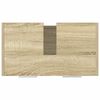 vidaXL Bathroom Sink Cabinet Sonoma Oak 60x33x60 cm Engineered Wood