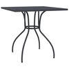 vidaXL Garden Table Anthracite 80x80x72.5 cm Steel Mesh