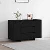 vidaXL Sideboard Black Oak 120 x 41 x 75 cm Engineered Wood