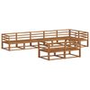 vidaXL Outdoor Sofa Set 8 pcs Natural Solid Acacia Wood