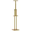 vidaXL Trade Show Displays 2 pcs Gold 26.5 x 26.5 x 150 cm Steel