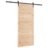 vidaXL Sliding Door 80 x 208 cm Solid Pine Wood Natural