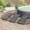 vidaXL Curved Pool Solar Heating Panels 3 pcs 110x65 cm