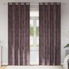 vidaXL Velvet Curtains with Curtains 2 pcs Brown 260 x 140 cm Velvet