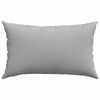 vidaXL Sofa Pillows 2 pcs Grey 50 x 30 cm Fabric