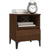 vidaXL Bedside Cabinets 2 pcs Brown Oak 40x35x50 cm