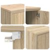 vidaXL Garage Cabinets 6 pcs Sonoma Oak Engineered Wood