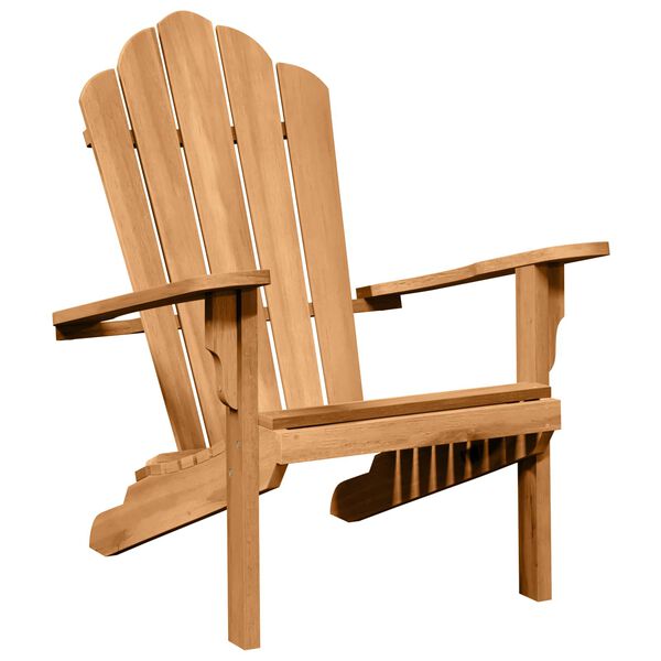 vidaXL Adirondack Chair 2 pcs Brown 78 x 77 x 95 cm Solid Teak Wood