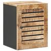 vidaXL Hanging Cabinet with Storage Brown and Black 38 x 33.5 x 48 cm