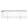 vidaXL TV Cabinet High Gloss White 120x30x40.5 cm Engineered Wood