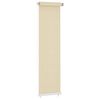vidaXL Outdoor Roller Blind Cream 65(W)x230(H) cm HDPE