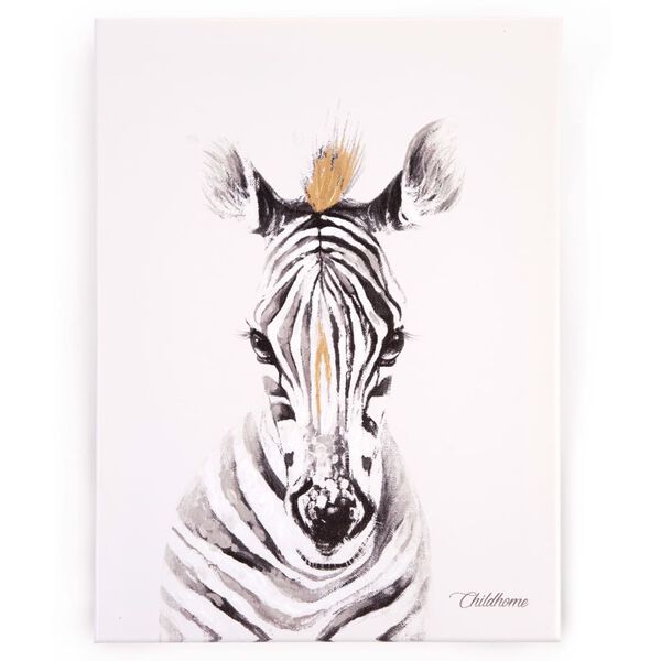 CHILDHOME Oil Painting 30x40cm Zebra