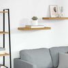 vidaXL Wall Shelf Wall-mounted Beige 60 x 23 x 4 cm Engineered Wood