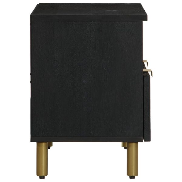 vidaXL TV Cabinet Black 70x33x46 cm Engineered Wood