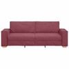 vidaXL Sofa Wine Red 220 x 78 x 84 cm Fabric