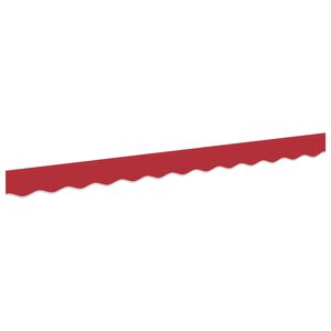 vidaXL Awning Valance Red 2.3 x 0.2 m Canvas