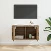 vidaXL Wall Mounted TV Cabinet Artisan oak 80 x 34.5 x 40 cm