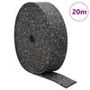vidaXL Rubber Granulate Roll Black 200 x 5 x 0.6 cm Rubber