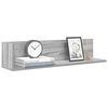 vidaXL Wall Shelves 2 pcs Grey Sonoma 75x16.5x16.5 cm Engineered Wood