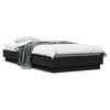 vidaXL Bed Frame without Mattress Black 100x200 cm Engineered Wood