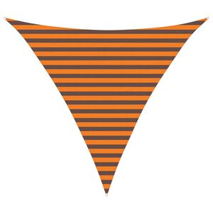 vidaXL Sun Shade Sail Orange and Brown 3 x 3 x 3 m