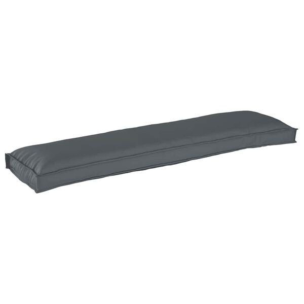 vidaXL Pallet Cushion for Bench Anthracite 150 x 40 x 8 cm
