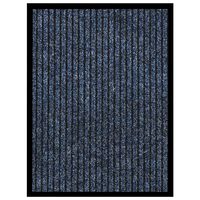 vidaXL Doormat Striped Blue 40x60 cm