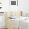 vidaXL Headboard Ear Cream 40.5 x 40.5 x 4 cm PVC