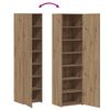 vidaXL Highboard 2 pcs Artisan Oak 50 x 42.5 x 185 cm