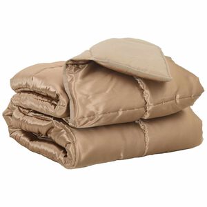 vidaXL Full Year Duvet 135 x 200 cm 300 gsm Gold