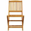 vidaXL 3 Piece Folding Bistro Set Solid Wood Acacia