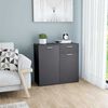 vidaXL Sideboard Grey 80x36x75 cm Engineered Wood