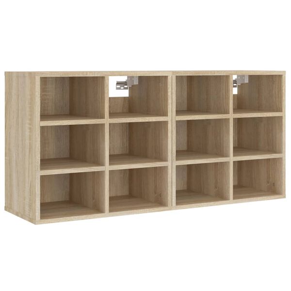 vidaXL Shoe Cabinets 2 pcs Sonoma Oak 52.5x30x50 cm