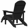 vidaXL Garden Lounge Furniture 2 pcs Black 74 x 82 x 90cm Plastic