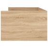 vidaXL Bed Frame with Drawers without Mattress Sonoma Oak 90x190 cm Single
