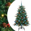 vidaXL Artificial Christmas Tree with 150 LEDs with Stand Green 150 cm