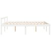 vidaXL Senior Bed without Mattress White 150x200cm King Size