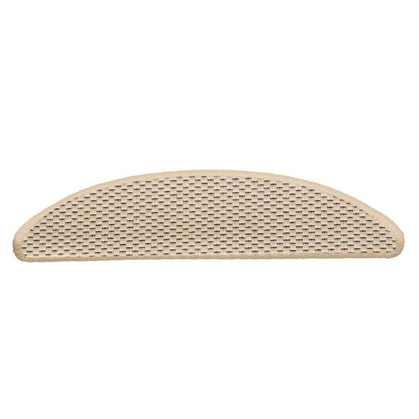 vidaXL Stair Mats Self-adhesive Sisal-Look 30 pcs 56x17x3 cm Berber