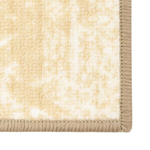 vidaXL Carpet Runner Gold 80x400 cm