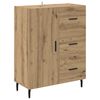 vidaXL Highboard with Drawer 2 pcs Artisan Oak Engineered Wood