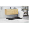 vidaXL Anti-slip Bath Mat Dark Grey 70 x 120 cm PP