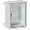 vidaXL Control Cabinet Grey 32 x 15 x 35 cm ABS Plastic