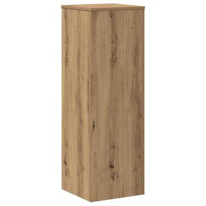 vidaXL Plant Stand Artisan Oak 33x33x100 cm Engineered Wood