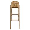 vidaXL Garden Planter with Holder Natural 100 x 38 x 114 cm Bamboo