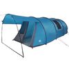 vidaXL Tunnel Tent with Roof Blue and Grey 740 x 370 x 220 cm