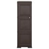 vidaXL Plastic Cabinet 40x43x125 cm Wood Design Brown